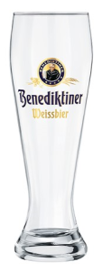 Benediktiner Weissbier glas 50cl.