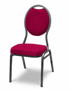 Huur gestoffeerde stoel Stack chair rood