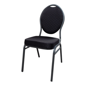 Huur gestoffeerde stoel Stack chair zwart