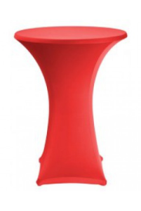 Statafel rokken stretch rood