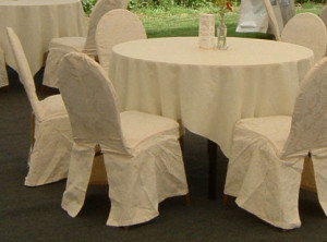 Huur stoelhoezen roomwit stack chair