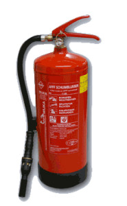 Huur Brandblusser 6kg. Excl. verbruik