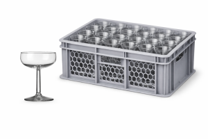 Champagnecoupe 24cl krat 15 stuks