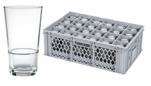 Bierglas ‘ vaasje ‘ krat 24 stuks
