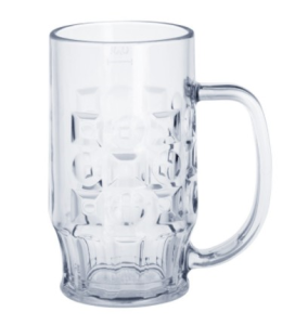 Kunsstof bierpul 40 cl.