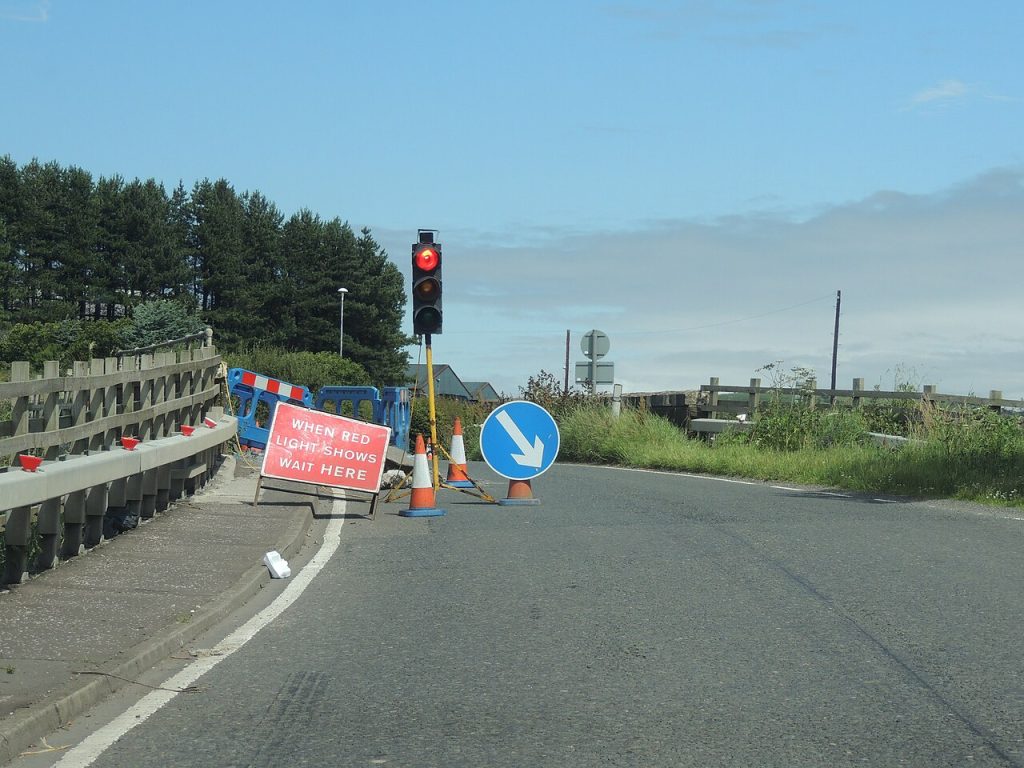 Het distilleerderijterrein in Girvan