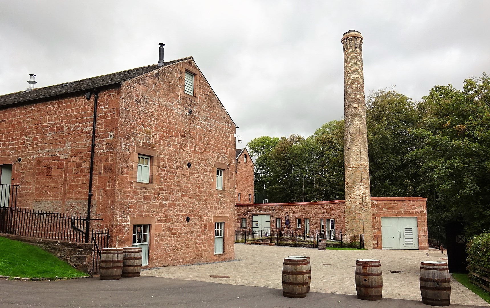 De Annandale-distilleerderij bij Annan in Dumfriesshire