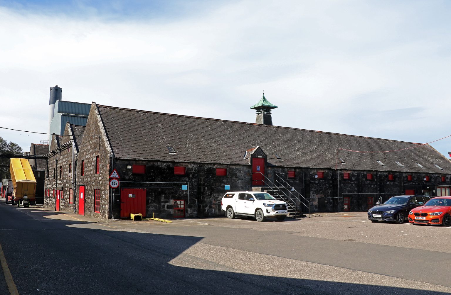 De Ardmore-distilleerderij bij Kennethmont in Aberdeenshire
