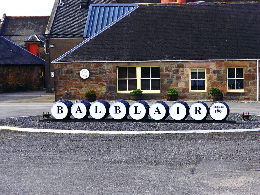 De Balblair-distilleerderij bij Edderton