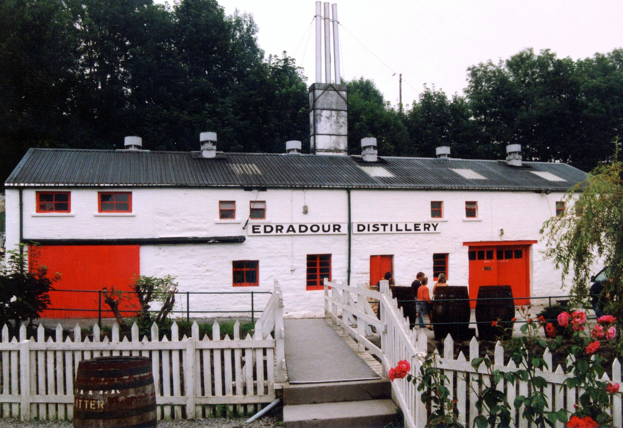 De Edradour-distilleerderij bij Pitlochry, waar Ballechin wordt gestookt