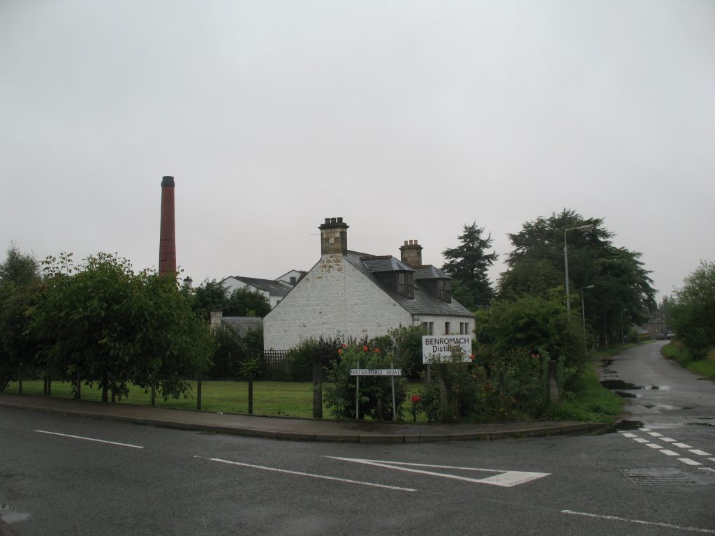 De Benromach-distilleerderij bij Forres in Speyside