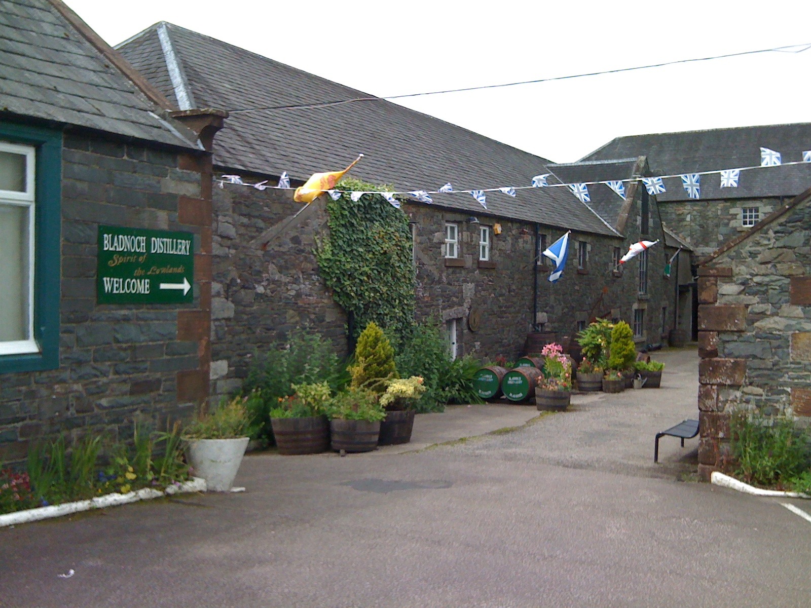 De Bladnoch-distilleerderij bij Wigtown in Dumfries en Galloway
