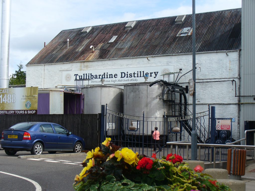 De Tullibardine-distilleerderij in Blackford