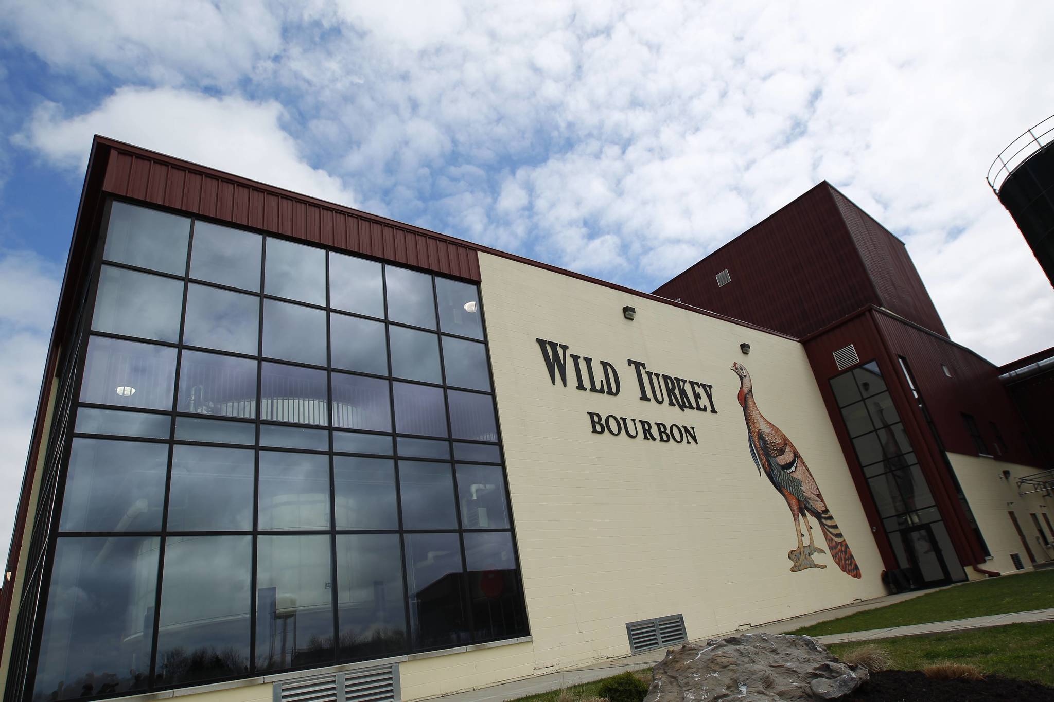 De Wild Turkey-distilleerderij bij Lawrenceburg in Kentucky