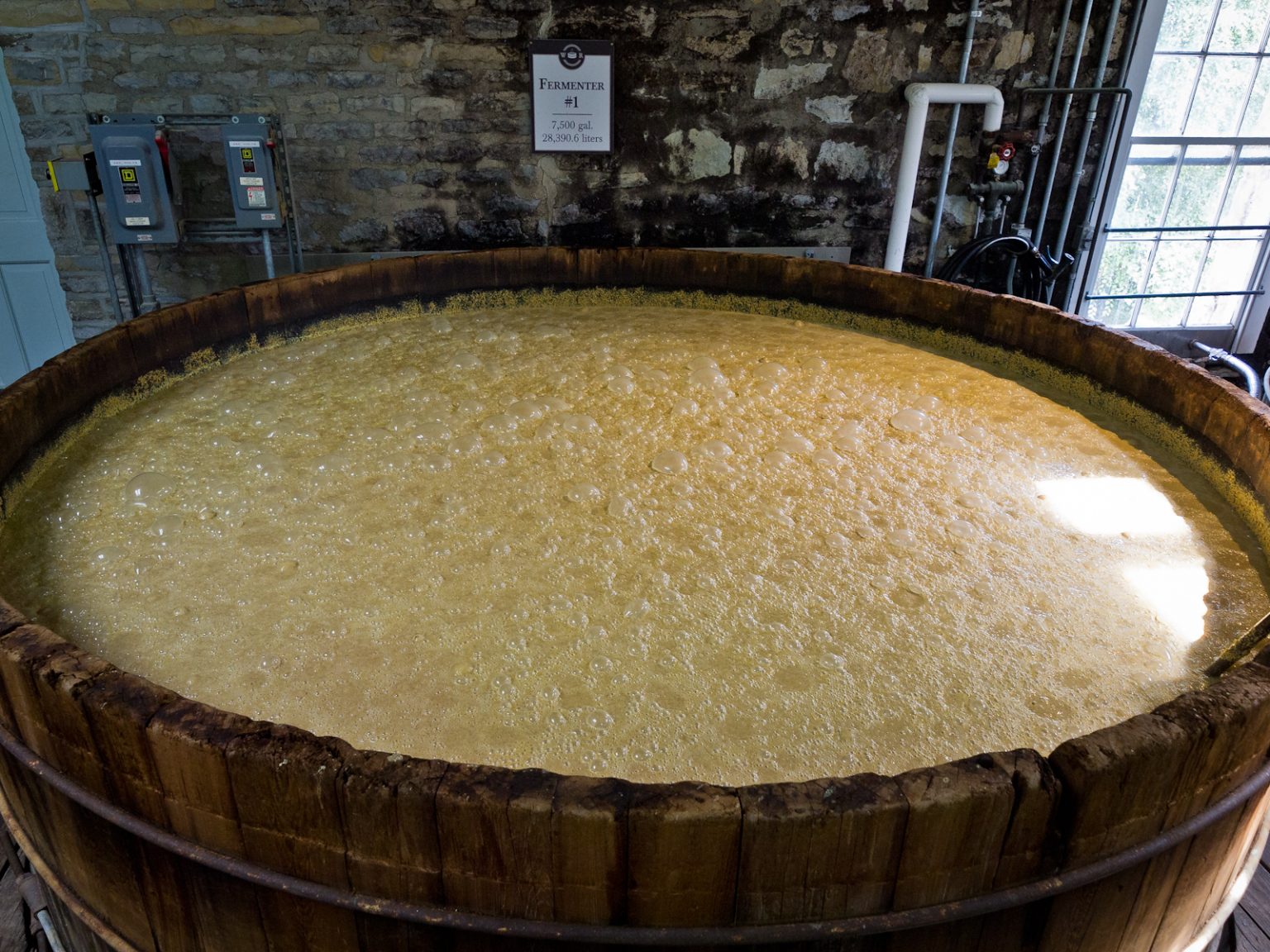 De Woodford Reserve-distilleerderij bij Versailles in Kentucky