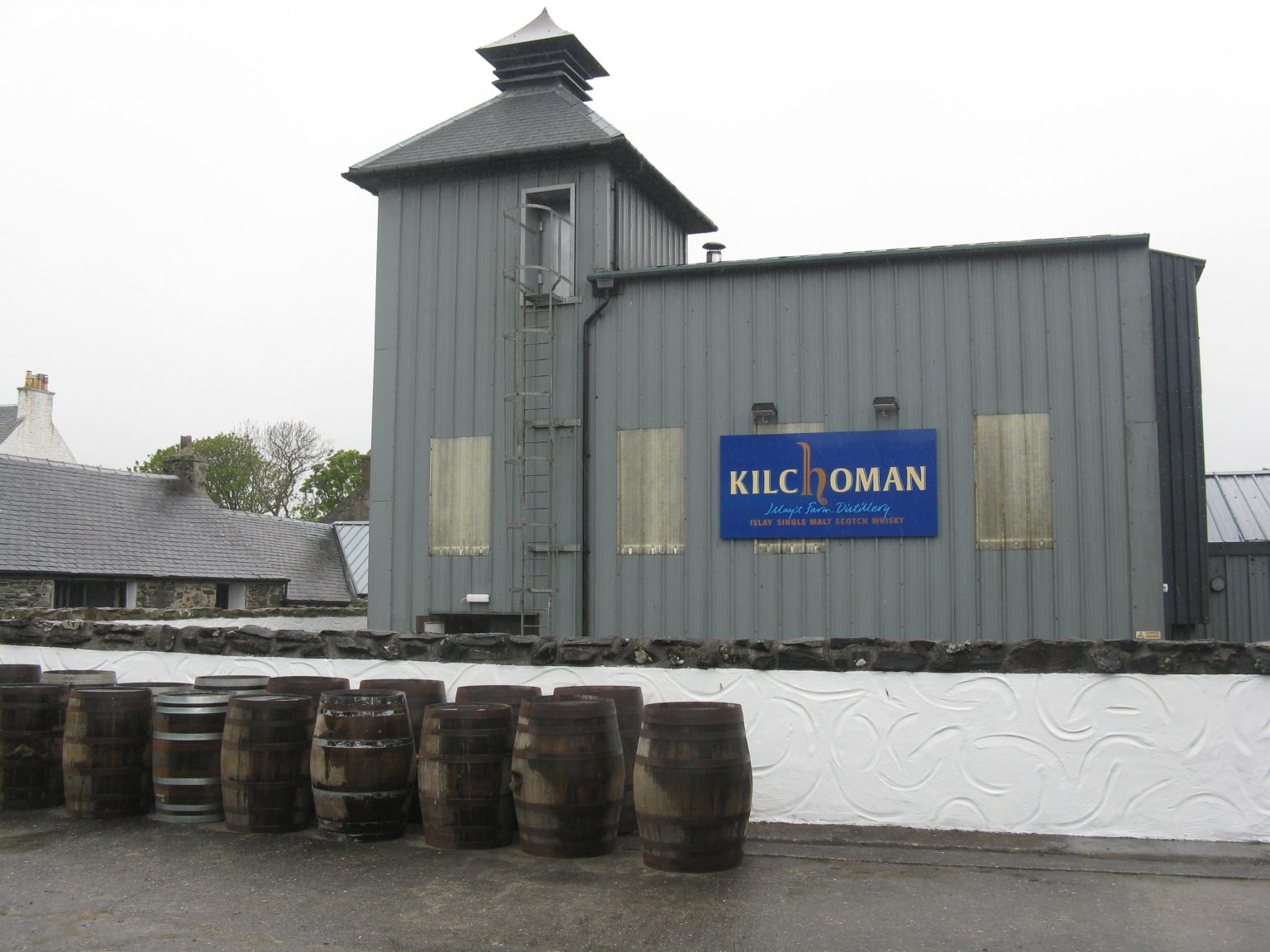 Distilleerderij Kilchoman op Rockside Farm in het noordwesten van Islay