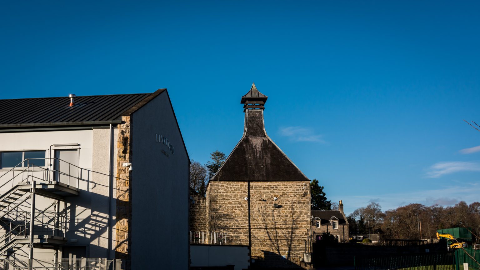 Distilleerderij Linkwood aan de rand van Elgin in Speyside