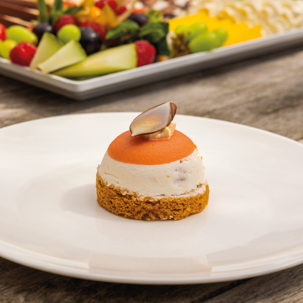 Dessert met fruit