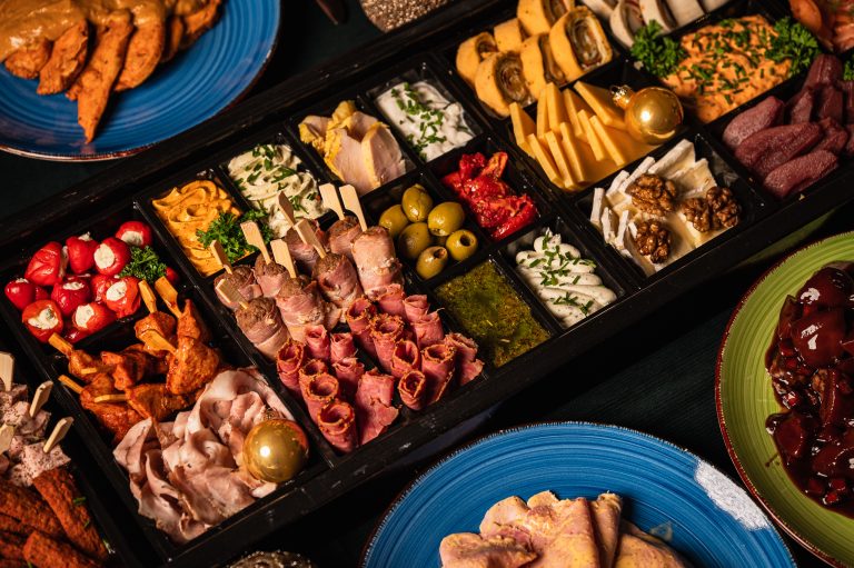 Plateau Gastronorm met warm menu A