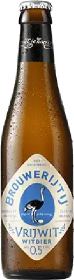 Een fles Brouwerij 't IJ, uit het schap in de winkel in Bathmen
