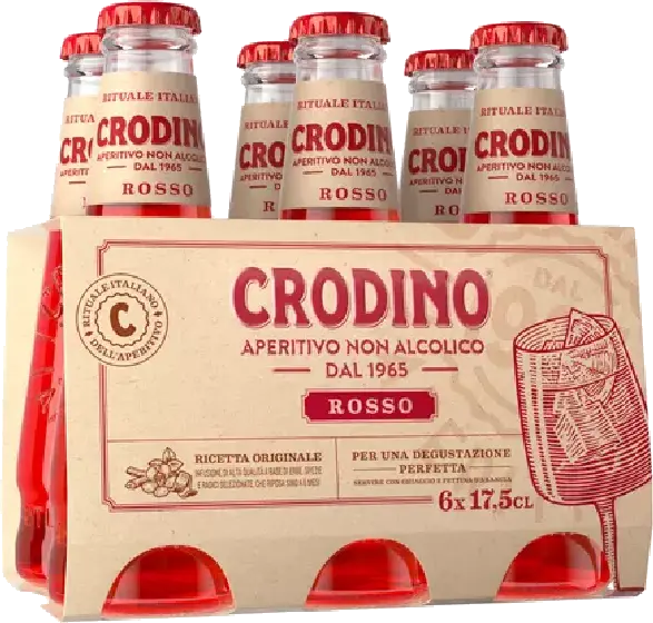 Een fles Crodino, uit het schap in de winkel in Bathmen