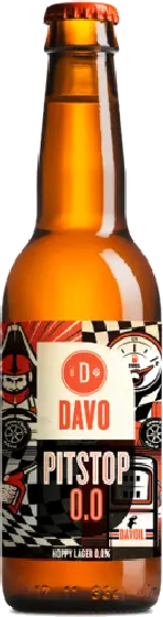 Een fles Davo, uit het schap in de winkel in Bathmen