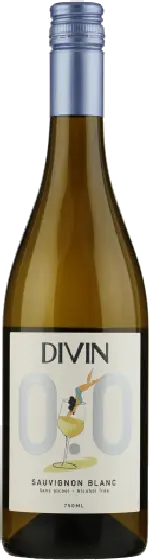 Een fles Divin, uit het schap in de winkel in Bathmen