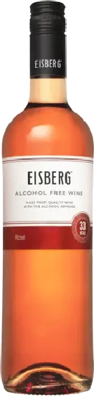 Een fles Eisberg, uit het schap in de winkel in Bathmen