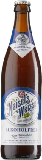 Een fles Maisel's Weisse, uit het schap in de winkel in Bathmen
