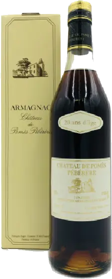 Een fles Château de Pomès, uit het schap in de winkel in Bathmen