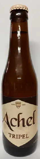 Een fles Achel, uit het schap in de winkel in Bathmen