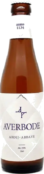 Een fles Averbode, uit het schap in de winkel in Bathmen