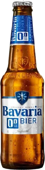 Een fles Bavaria, uit het schap in de winkel in Bathmen