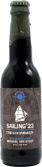 Een fles Berging Brouwerij, uit het schap in de winkel in Bathmen
