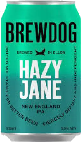 Een fles Brewdog, uit het schap in de winkel in Bathmen
