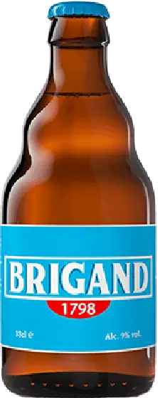 Een fles Brigand, uit het schap in de winkel in Bathmen