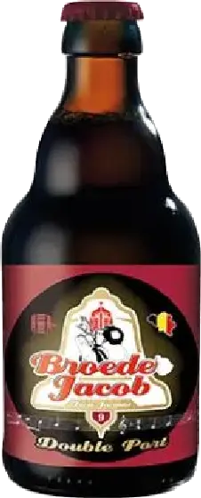 Een fles Broeder Jacob, uit het schap in de winkel in Bathmen