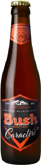 Een fles Bush, uit het schap in de winkel in Bathmen