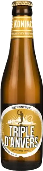 Een fles De Koninck, uit het schap in de winkel in Bathmen