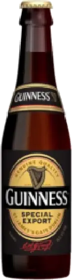 Een fles Guinness, uit het schap in de winkel in Bathmen
