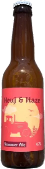 Een fles Heuj & Haze, uit het schap in de winkel in Bathmen