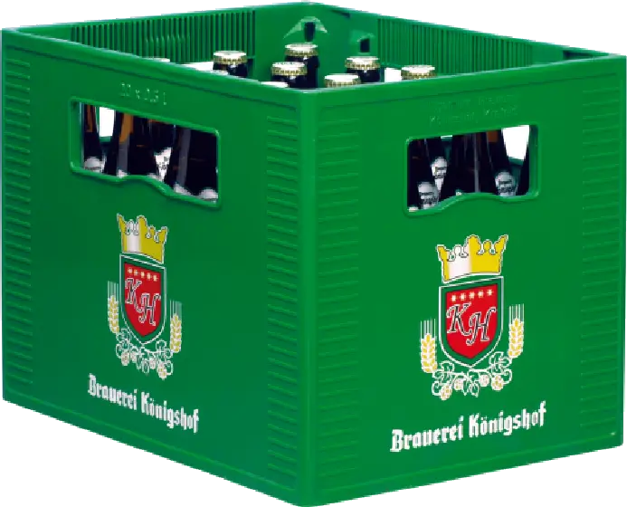 Een fles Königshof, uit het schap in de winkel in Bathmen