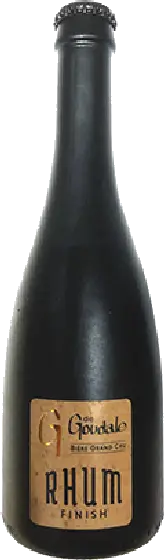 Een fles La Goudale, uit het schap in de winkel in Bathmen
