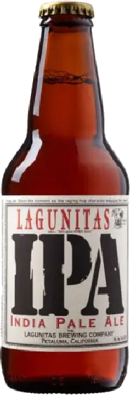 Een fles Lagunitas, uit het schap in de winkel in Bathmen