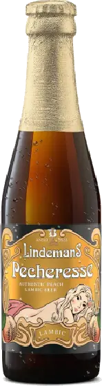 Een fles Lindemans, uit het schap in de winkel in Bathmen