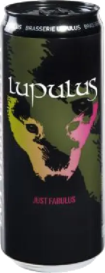 Een fles Lupulus, uit het schap in de winkel in Bathmen