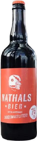 Een fles Nathals, uit het schap in de winkel in Bathmen