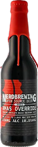 Een fles Nerdbrewing, uit het schap in de winkel in Bathmen