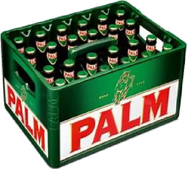 Een fles Palm, uit het schap in de winkel in Bathmen