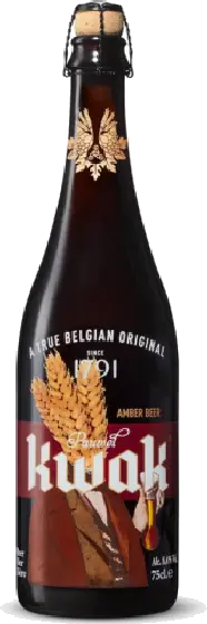 Een fles Pauwel, uit het schap in de winkel in Bathmen